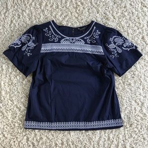 Banana Republic Blue Top. Size Medium NWT
